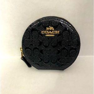 Coach Round Coin Case